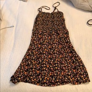 Garage Ruched Floral Dress